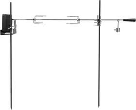 Onlyfire 742218236061 Barbecue Rotating Cordless Dual Post Open Fire Spit Rotisserie Grill