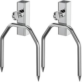 F-brf6104-ss2 Onlyfire 6104 Chromed Heavy Duty Bbq Rotisserie Meat Fork 1 Pair Only Fits 5/
