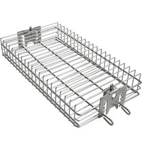 F-brk6042-ss1 Onlyfire 6042 Bbq Stainless Steel Flat Spit Rotisserie Grill Basket For Any Fits 1