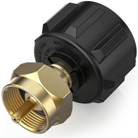 F-fpa5035-br Onlyfire Propane Refill Adapter Fill 1 Pound Bottles From 20lb Tank Solid Brass