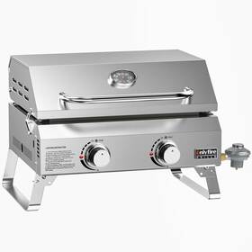 Gs318 Onlyfire Grills Tabletop Gas Griddle With Lid And Foldable Legs 2-burner Bbq Propane Flat Top