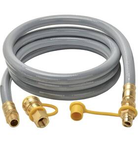 Of-7512-ng Onlyfire 12ft 3/4 Inch Natural Gas Hose Id Quick Connect Kit For Grill Generator
