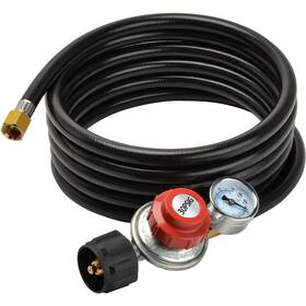 Sz-rqpj0127-pvc1 Onlyfire Only Fire 12 Ft 0-30psi Propane Regulator High Pressure With Psi Gauge Qcc-1