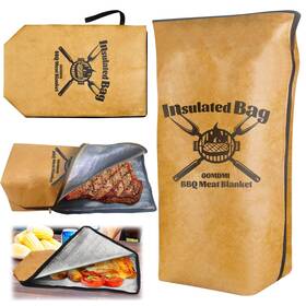 Bbqb-002 Oomdmi Bbq Blanket For Resting Meat 21 In Large Capacity Insulated Bag Wid