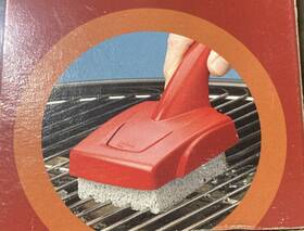 750sp Original Earthstone Brand Grill Cleaning Block Starter Kit Red Chemical Free Non Toxic With Handle