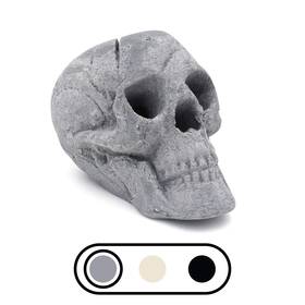 957056 Osker Fire Pit Skull With Color Changing Packets Ceramic Fireproof Log For B
