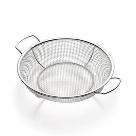 76518 Outset 12x15x3 Stainless Steel Mesh Grill Basket With Handles For Roasting