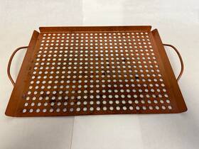 Qn71 Outset 876824000454 Large Grill Grid With Handles Copper Non-stick
