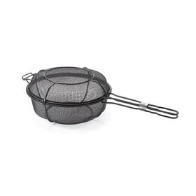 Qd77 Outset 876824006043 Grill 1 Ea Black Chefs Outdoor Basket And Skillet