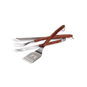 Qb00 Outset Bbq 1 Ea Rosewood 3 Piece Tool Set