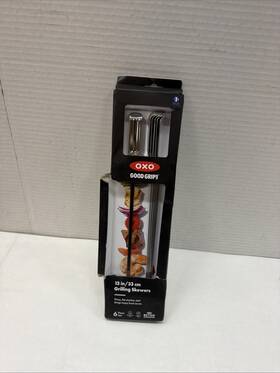 11308000uk Oxo Good Grips Bbq Skewer Set Outdoor Grilling Utensils And Kitchen Accessories