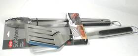 Oxo 719812082073 Grilling Turner And Tong Set Stainless Steel Grill Tools Utensils-new