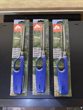 Ozark Trail 063315325077 3 Pack Multi Colour Utility Lighter