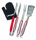 P18lz4ziim General Grill Tool Set With Glove Grilling Tools Stainless Steel