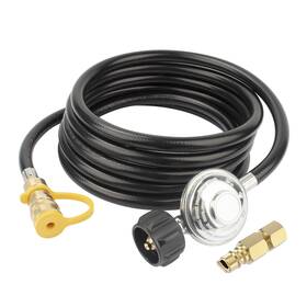 28743 Palpitatec #28743 Propane Heater Adapter Hose 12ft 3/8 Inch Female Quick Connect Qcc1 For Mr