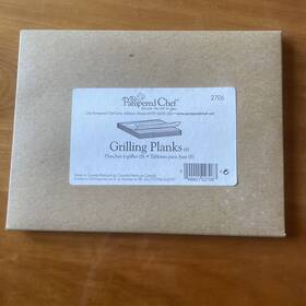 Pampered Chef 099901027063 Grilling Planks Pack Of 8 Item # 2706