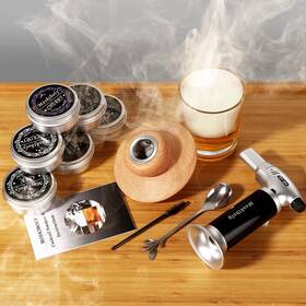 Moskiboly1 Partyreal Whiskey Smoker Kit With Torch Cocktail Old Fashioned/bourbon/smoker