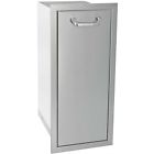 Pcm-260-tr Pcm-260-tr-side Pcm Stainless Steel Outdoor Cooking Trash Storage Rollout Drawer Narrow