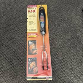 Perfect Chef 662271060116 New D Light Meat Thermometer Bbq Fork Vintage Digital Simple Tool
