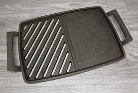 177422 Perfect Flame - Seasoned Cast Iron Griddle/pan W Handles Ships Fast