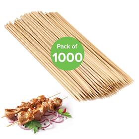 Perfect Stix 788581103241 Wooden Kabob Stick Skewers 12 Inch X 11/64 Pack Of 1000