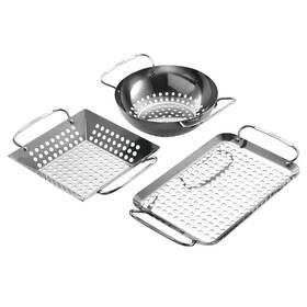 Pa-a12010-ss Permasteel 810050791410 Grill Basket Stainless Steel