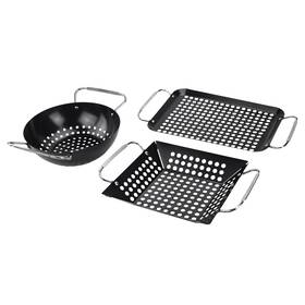 Pa-a12010-bk Permasteel 810050791427 Grill Basket Black