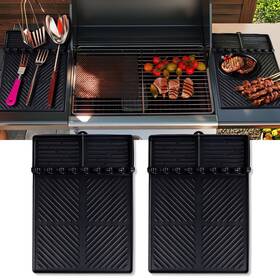 600053 Pet Baby 2pcs Silicone Griddle Tools Mat Large Spatula With Drip Pad Sili