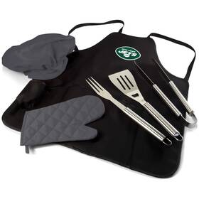 Picnic Time 099967341790 New York Jets Bbq Apron Tote Grill Set