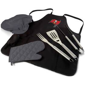 Picnic Time 099967341875 Tampa Bay Buccaneers Bbq Apron Tote Pro Grill Set
