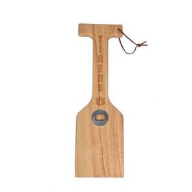 Picnic Time 099967483537 Ncaa Auburn Tigers Hardwood Bbq Grill Brush Scraper With Bottle Opener Wood