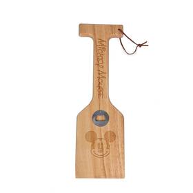 871-00-505-013-11 Picnic Time Mickey Mouse Hardwood Bbq Grill Scraper With Bottle Opener Bristle Free Wood