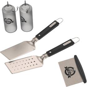 20010 Pit Boss Rubber Handle Stainless Steel Blade 5-piece Griddle Accessories Kit