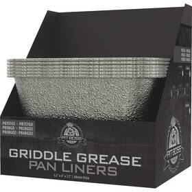 40438 Pit Boss 5.2 Inch X 4 3.5 Foil Griddle Grease Pan Liners 6-pack