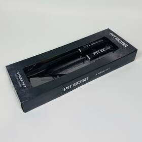 Pit Boss 684678410318 3 Piece Grilling Set - Spatula Tongs Cleaning Brush 41031 New In Box