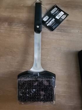 Pit Boss 684678673065 Pro Series Palmyra Large Grill Cleaning Brush Stainless Steel Handle