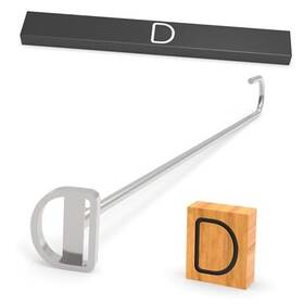 Sbi2024 Pkpkaut Steak Branding Irons Personalized For Buns Wood And Leather D 3/4 Inch Letter