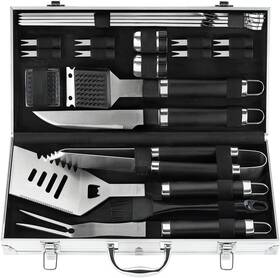 Poligo 711181646689 22pcs Heavy Duty Bbq Grill Accessories Set Non-slip Tools For Outd