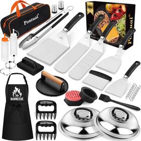 Ptl-004 Pontual 31pcs Griddle Accessories Kit For Blackstone Flat Top Hibachi Grill Spatula