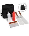 Pp-70707 Monbix Griddle Accessories Piece Stainless Steel Grill Set