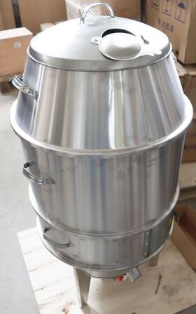 13-22e00c94 Preasion 1pc Charcoal Roast Duck Oven Barbecue Roaster Peking Crispy Stainless Steel
