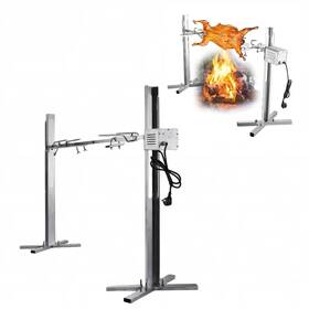 251123-26 Preasion 110v Domestic Electric Bbq Rotisserie Grill Stainless Barbecue Stand 15w