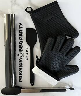 Premium Bbq Party 677478829527 Set For Grill 4 Tools - Silicone Non-stick Coating/