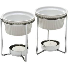 Prepworks 078915240088 By Progressive Ceramic Butter Warmer Fondue Set