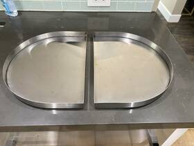 Primo 720968957054 Half Oval Drip Pan For Xl 400