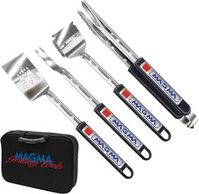 A10-132t Products Telescoping Grill Tools Set 5-piece Marine Grade Stainless Steel Bb