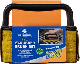 60404sdz Products Llc Grill Scrubber Brush Set Powered By Scrub Daddy