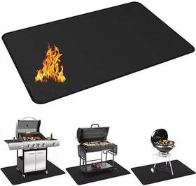 Protebox 711181166736 48 X 30 Inch Under Grill Mats For Outdoor Double-sided Fireproof Deck