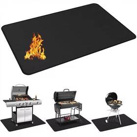 Protebox 742939737182 48 X 30 Inch Under Grill Mats For Outdoor Double-sided Fireproof Deck