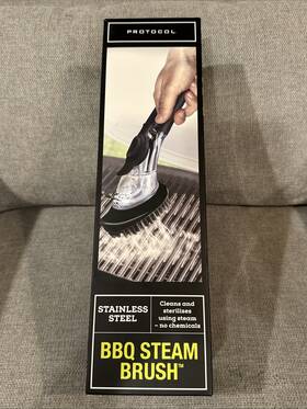 Protocol 638688800782 Bbq Cleaner Steam Cleaning Barbeque Grill Brush Nib 52